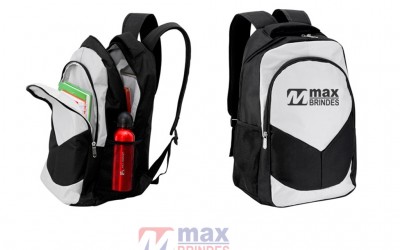 Mochila Escolar com 2 Compartimentos - Tam.: 30 x 43 x 13 cm.