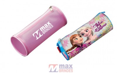 Estojo em Lona - Tam.: 22 x 8 cm.